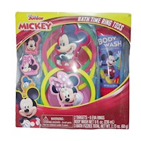 Juguete Set Aros Gel de Baño Mickey Bebe 29cm Disney